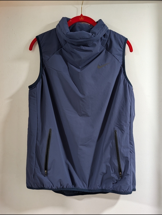 Nike Jackets & Blazers - Nike Sleeveless Puffer Vest in Slate Blue sz s